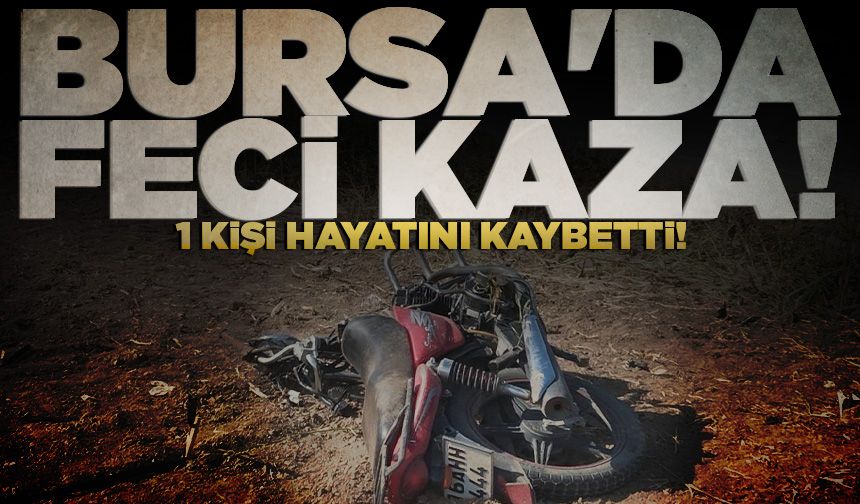 Bursa'da motosiklet ile otomobil çarpıştı