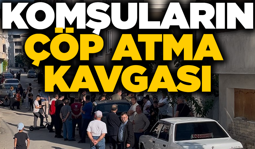 Bursa'da çöp atma kavgası: 1'i ağır 3 yaralı