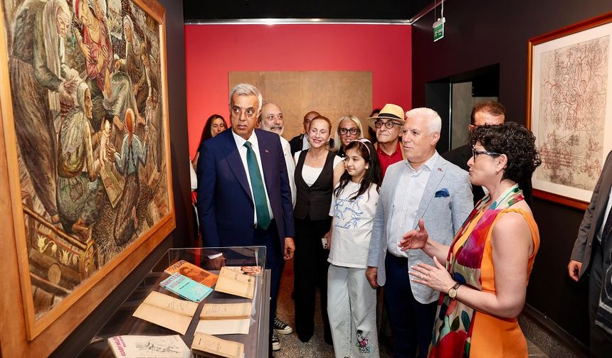 Usta ressam İbrahim Balaban’ın eserleri Bursalılarla buluştu