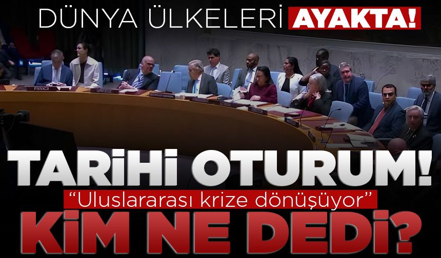 BMGK'da tarihi oturum: İran krizi uluslararası krize dönüşüyor