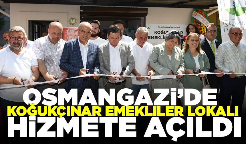 Koğukçınar’da emekli lokali hizmete girdi