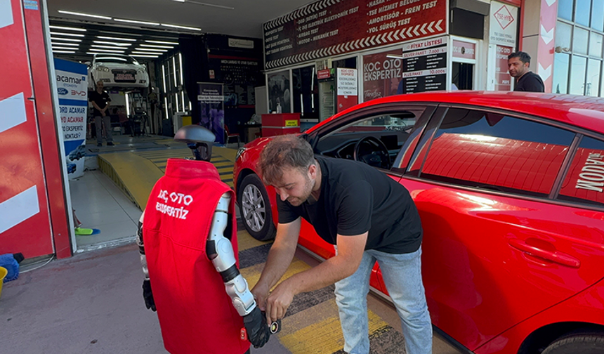 Oto ekspertiz firmasının zam isteyen robotu