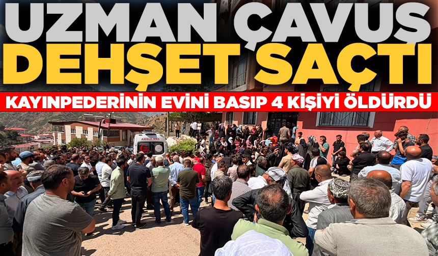 Silahla kayınpederinin evini bastı: 4 ölü