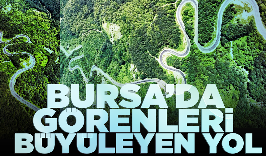 Domaniç Dağları'na uzanan 'kıvrımlı yollar'ın eşsiz manzarası dronla görüntülendi