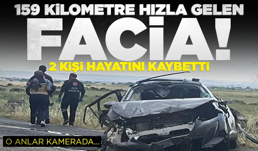 Nişan dönüşü 2 kişinin öldüğü kazanın görüntüleri ortaya çıktı