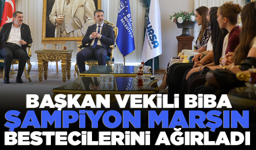Başkan Vekili Şahin Biba’dan Şampiyon Öğrencilere Müzik Stüdyosu Müjdesi