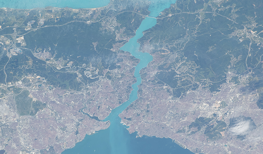 Uzaydan İstanbul'un turkuaz hali görüntülendi