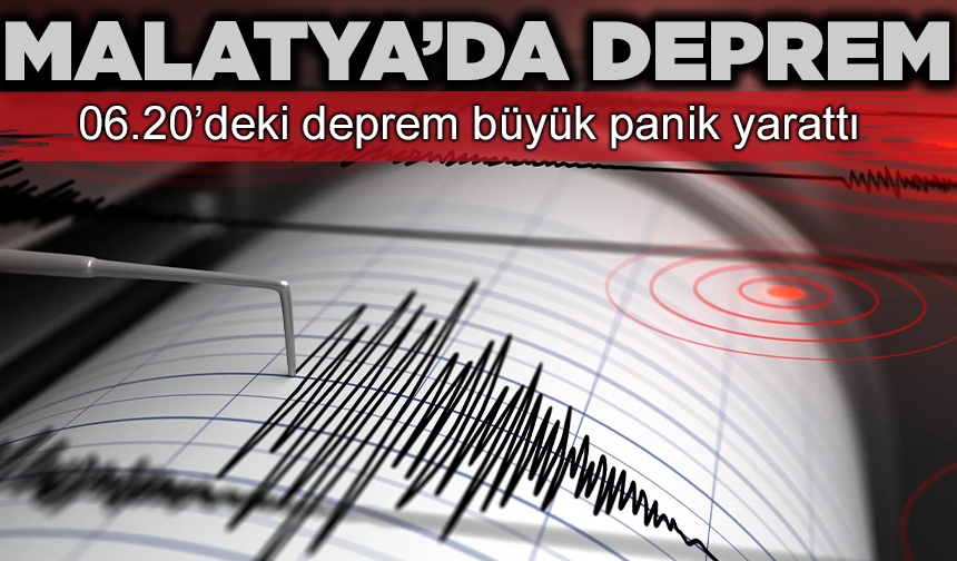 Malatya’da 5 büyüklüğünde deprem