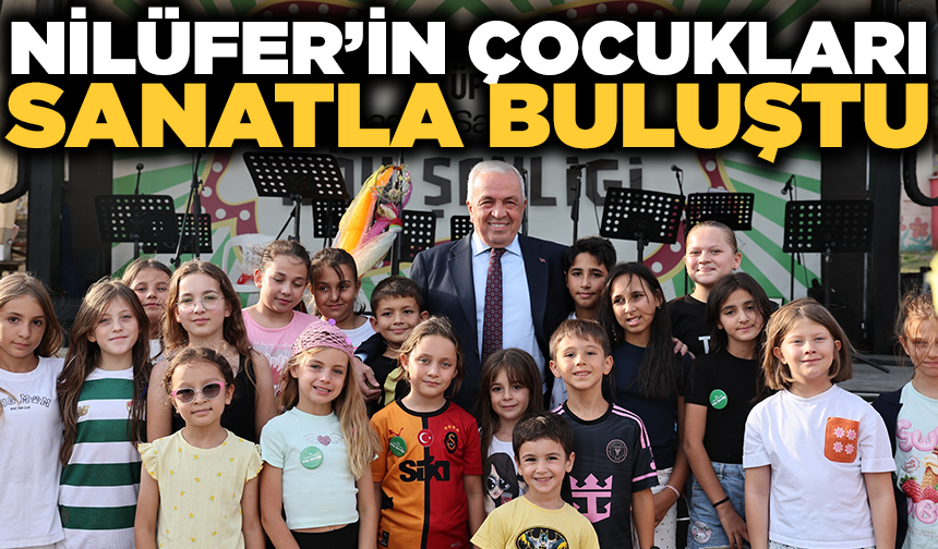 Nilüfer’in çocukları sanatla buluştu