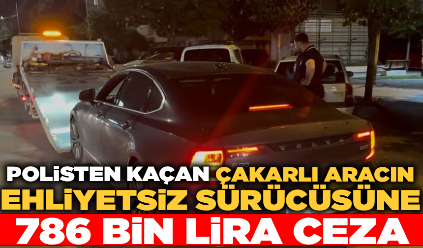 İnegöl'de rekor kırıldı, çakarlı sürücüye 786 bin TL ceza