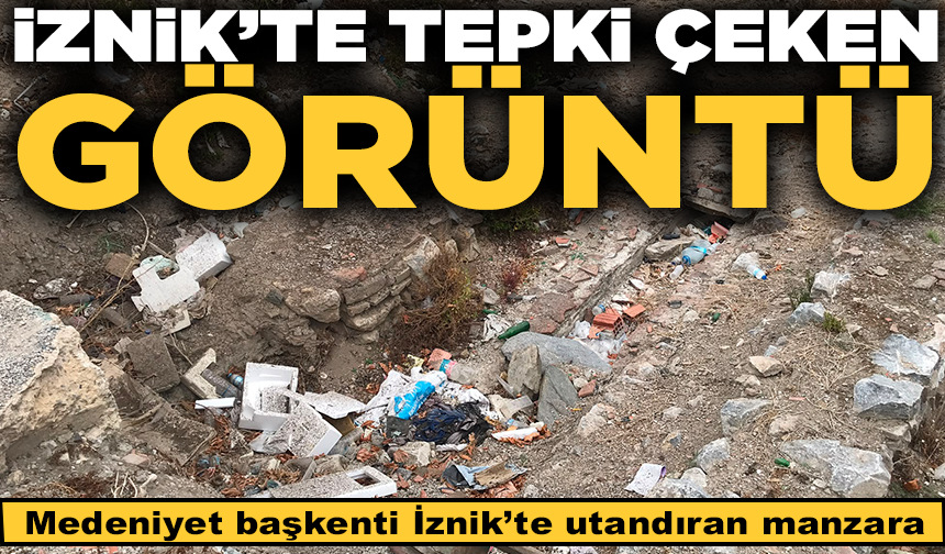 Roma dönemi hamam kalıntıları çöplüğe döndü!