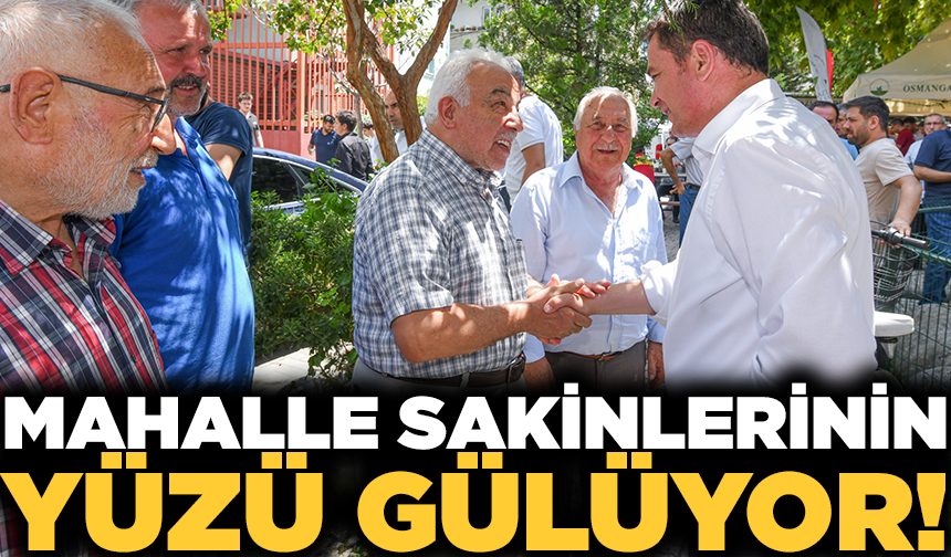 Başkan Erkan Aydın Başaran Mahallesi'nde vatandaşlarla buluştu