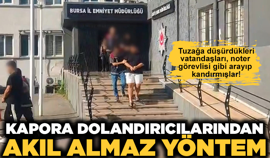 Kapora dolandırıcıları versiyon atladı, artık noter gibi arıyorlar