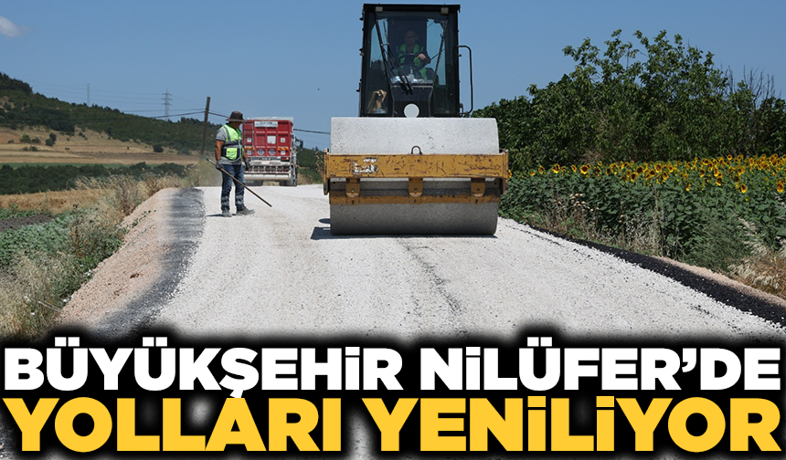 Büyükşehir Nilüfer'de yolları yeniliyor