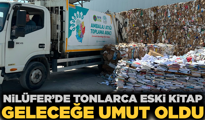 Nilüfer’de tonlarca eski kitap geleceğe umut oldu
