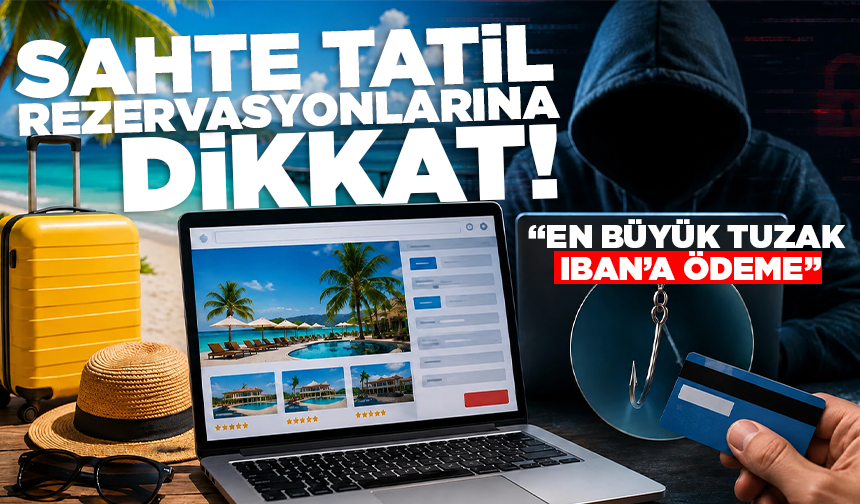 Sahte tatil rezervasyonlarına dikkat: "En büyük tuzak IBAN’a ödeme"