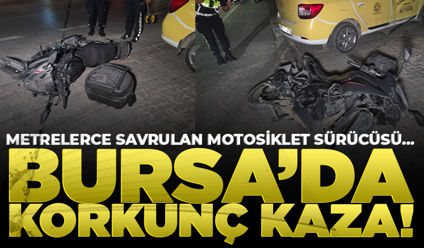Bursa Orhangazi'de feci kaza!