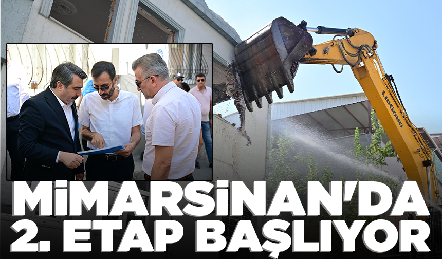 Mimarsinan'da 2. etap başlıyor