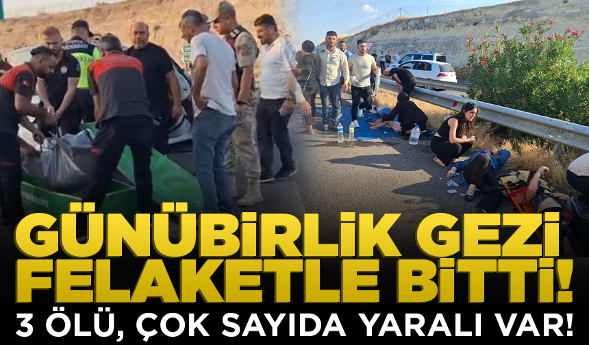 Günübirlik gezi felaketle bitti: 3 ölü, çok sayıda yaralı var!