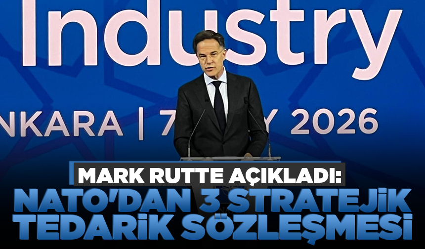 Mark Rutte açıkladı: NATO'dan 3 stratejik tedarik sözleşmesi
