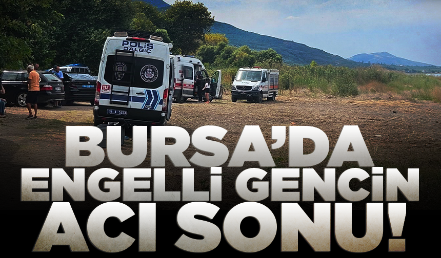 Engelli genç İznik Gölü'nde boğuldu