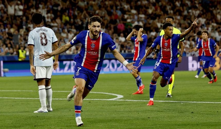Paris Saint-Germain, üst üste ikinci kez UEFA Süper Kupa'nın sahibi
