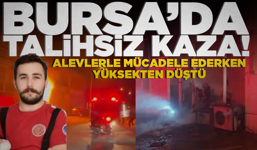 Yangına müdahale ederken yüksekten düşen itfaiye eri tedavi altında