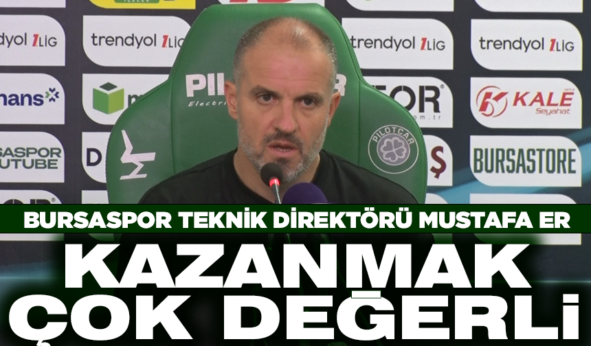Mustafa Er: "İlk yarıdan memnunum, ikinci yarı bize yakışmadı"