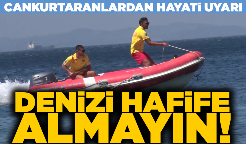 Bursa'da cankurtaranlardan hayati uyarılar: "Denizi hafife almayın"