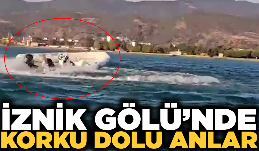 İznik Gölü'nde tekneden düşen 3 kişiden biri yaralandı