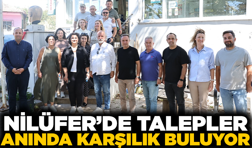 Nilüfer Belediyesi’nden mahallelerde yerinde inceleme