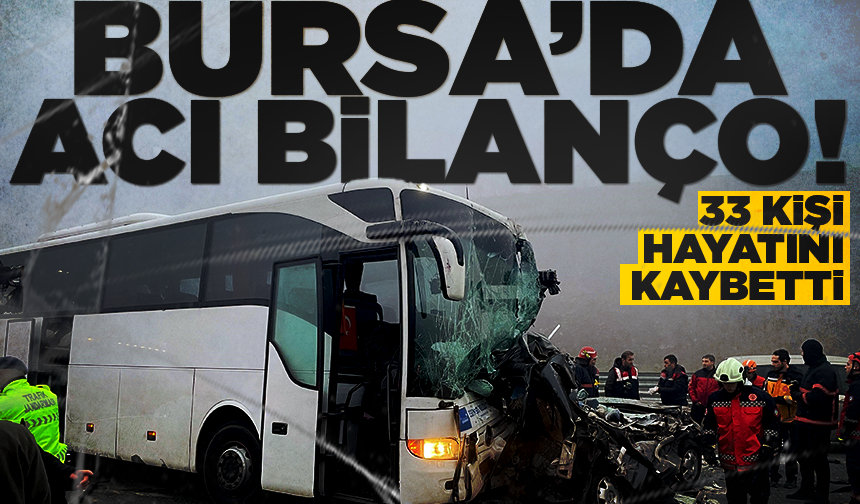 Bursa’da 7 ayda trafik kazalarında 33 kişi hayatını kaybetti