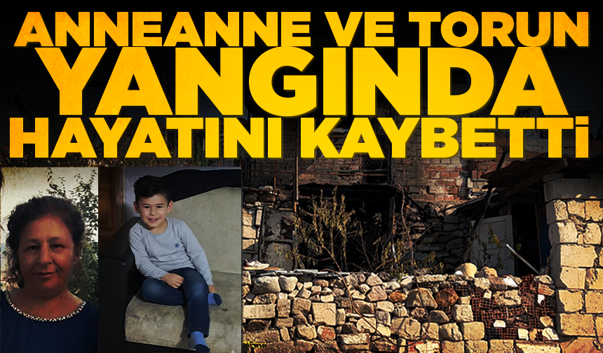 Çiğli’de acı olay: Anneanne ve torun yangında hayatını kaybetti