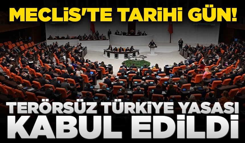 'Çerçeve Yasa' Meclis'te yapılan oylama ile kabul edildi
