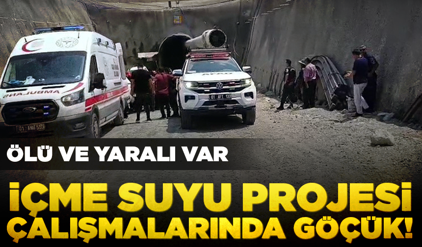 İçme suyu projesinde göçük: 1 işçi hayatını kaybetti, 1’i ağır yaralı