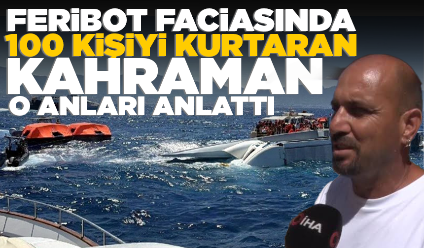 KKTC'de teknenin battığını fark edip, yardıma koştu en az 100 kişiyi kurtardı