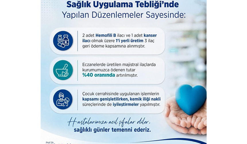 Bakan Işıkhan duyurdu: SGK geri ödeme listesine 3 ilaç daha eklendi