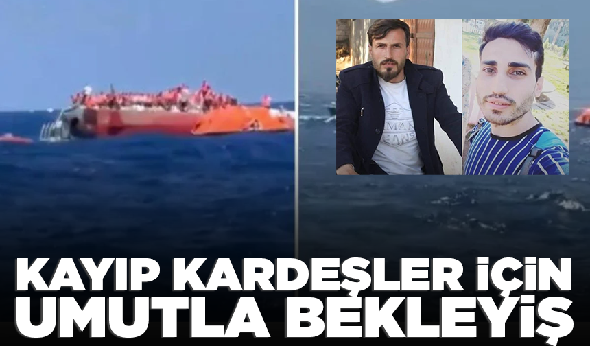 Batan gemide yolculuk yapan ağabey ve kardeşinden haber alınamıyor