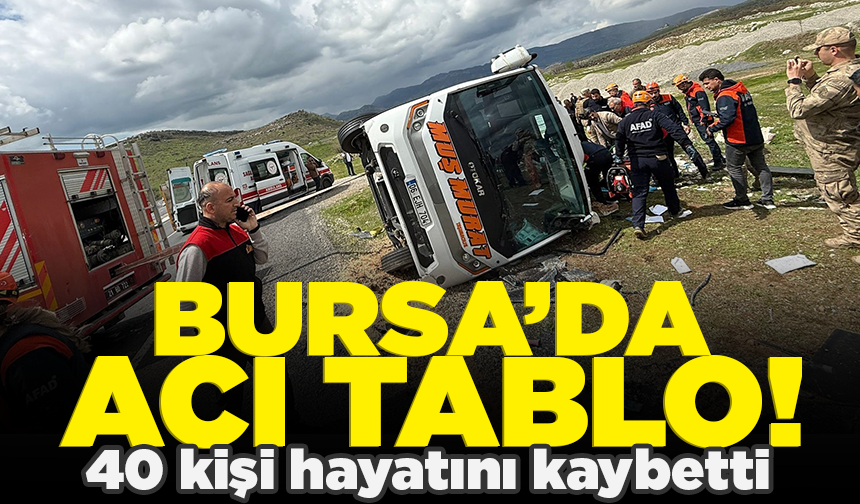 Bursa'da acı tablo: Trafik kazalarında 40 kişi hayatını kaybetti