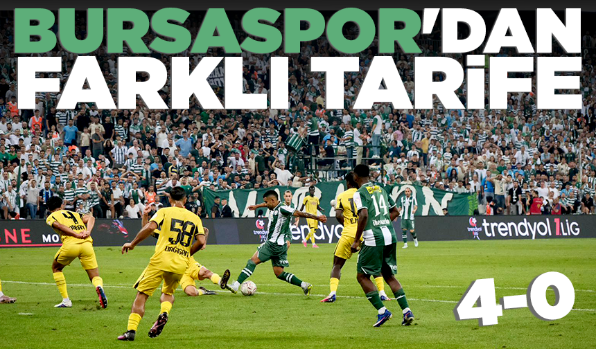 Bursaspor İstanbul'u rahat geçti