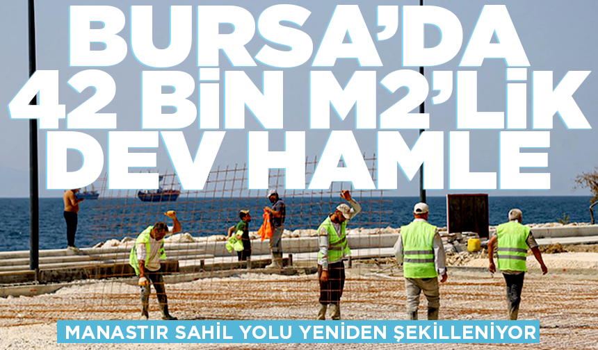 Manastır Sahil Yolu yeniden şekilleniyor