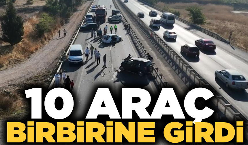 Tırdan dökülen mazot ortalığı savaş alanına çevirdi: 10 araç birbirine girdi