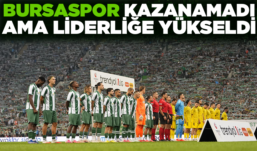 Trendyol 1. Lig: Bursaspor: 2 - Esenler Erokspor: 2