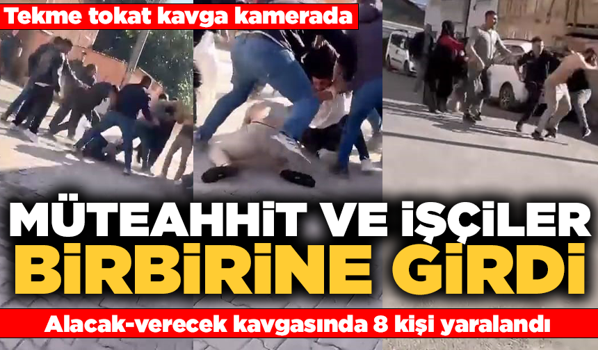 Bursa’da inşaat işçileri ile müteahhit birbirine girdi: 8 yaralı