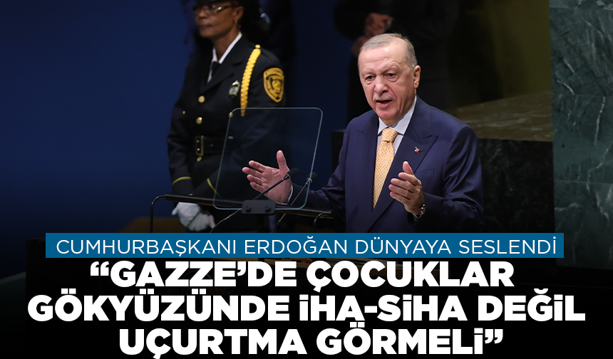 Cumhurbaşkanı Erdoğan: "Filistin halkının mücadelesini dünyaya duyurmaya devam edeceğiz"