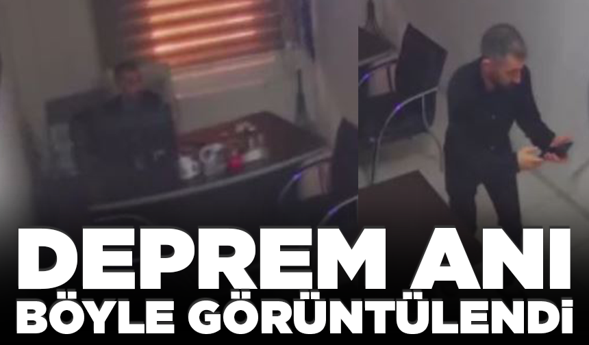 Şanlıurfa'da 5.4'lük deprem anı böyle görüntülendi