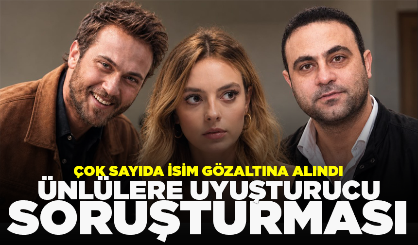 Ünlülere yönelik uyuşturucu soruşturmasında yeni operasyon düzenlendi. Oyuncu Aras Bulut İynemli, rapçi Sefo ve eski fut