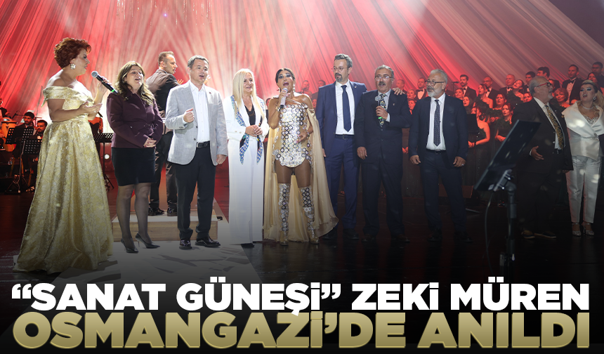 "Sanat Güneşi" Zeki Müren, Osmangazi’de anıldı