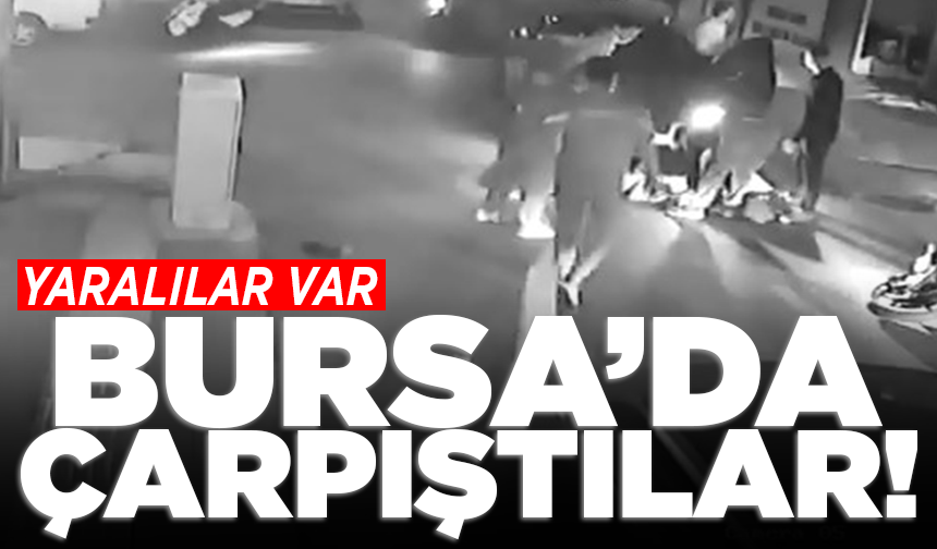 Bursa'da otomobil ile motosiklet çarpıştı