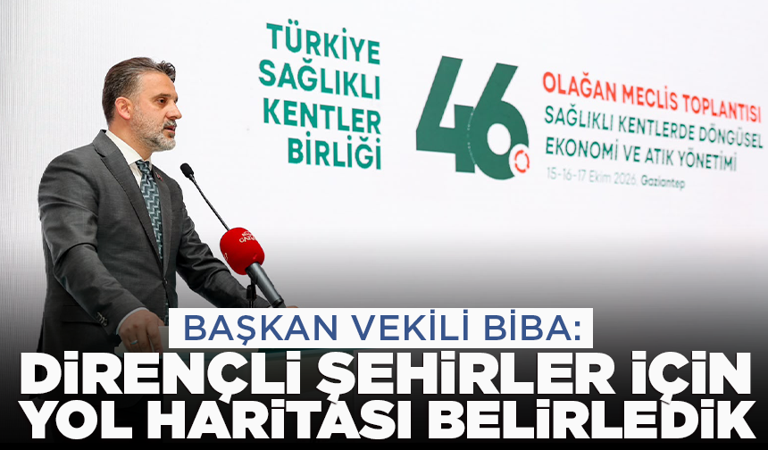 Başkan Vekili Biba: Dirençli şehirler için yol haritası belirledik